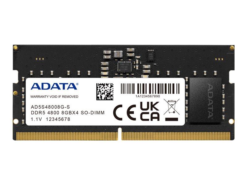 DDR5 8GB 4800 MHZ SO-DIMM ADATA CL40 11V
