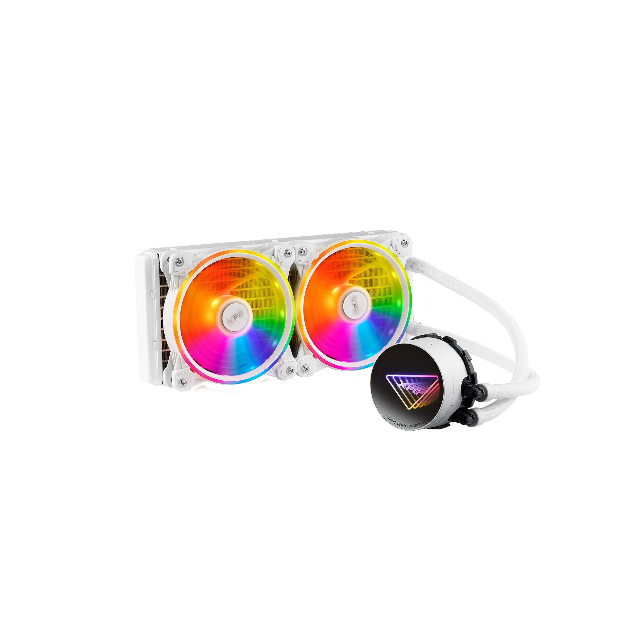 XPG LEVANTE X 240 Processore Raffreddatore ibrido 12 cm Bianco