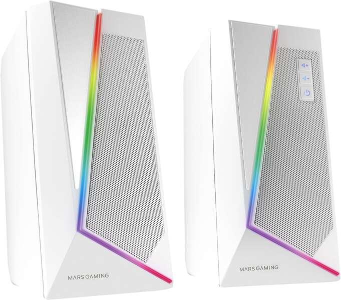 Altoparlanti Mars Gaming Shocking 20W DSP RGB Bluetooth 5.0 - Alimentazione USB - Spazialit multilivello - Illuminazione dinam