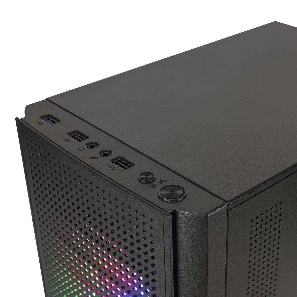 BOITIER MINI TOUR MICRO ATX MARS GAMING MC300 RGB AVEC PANNEAU VITRÃƒâ€° (NOIR)