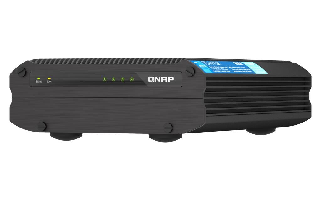 Server NAS QNAP TS-I410X Tower Collegamento ethernet LAN Nero x6425E [TS-I410X-8G]