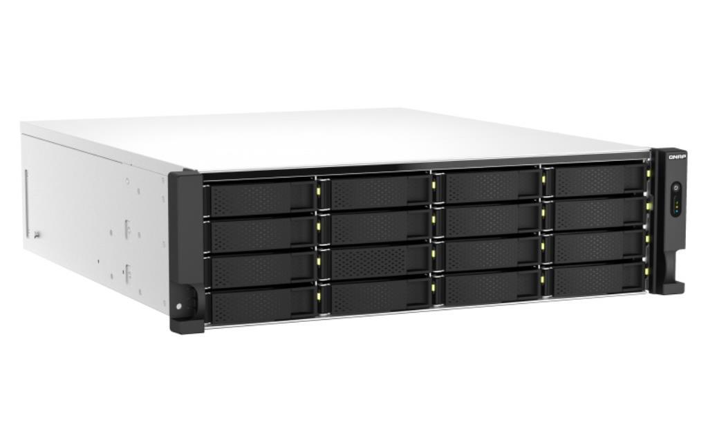 NAS QNAP Rack TS-h2287XU-RP-E2336-32G - Box vuoto - 16 bays 3.5"/2.5" + 6 bays 2.5" - Alimentazione ridonadante