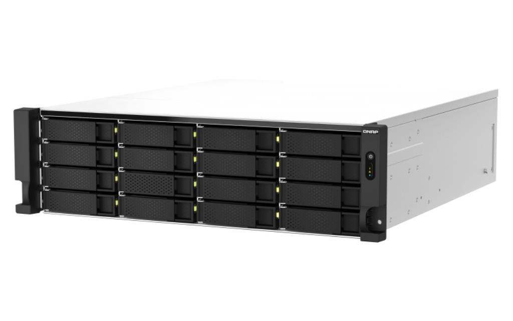 NAS QNAP Rack TS-h2287XU-RP-E2336-32G - Box vuoto - 16 bays 3.5"/2.5" + 6 bays 2.5" - Alimentazione ridonadante