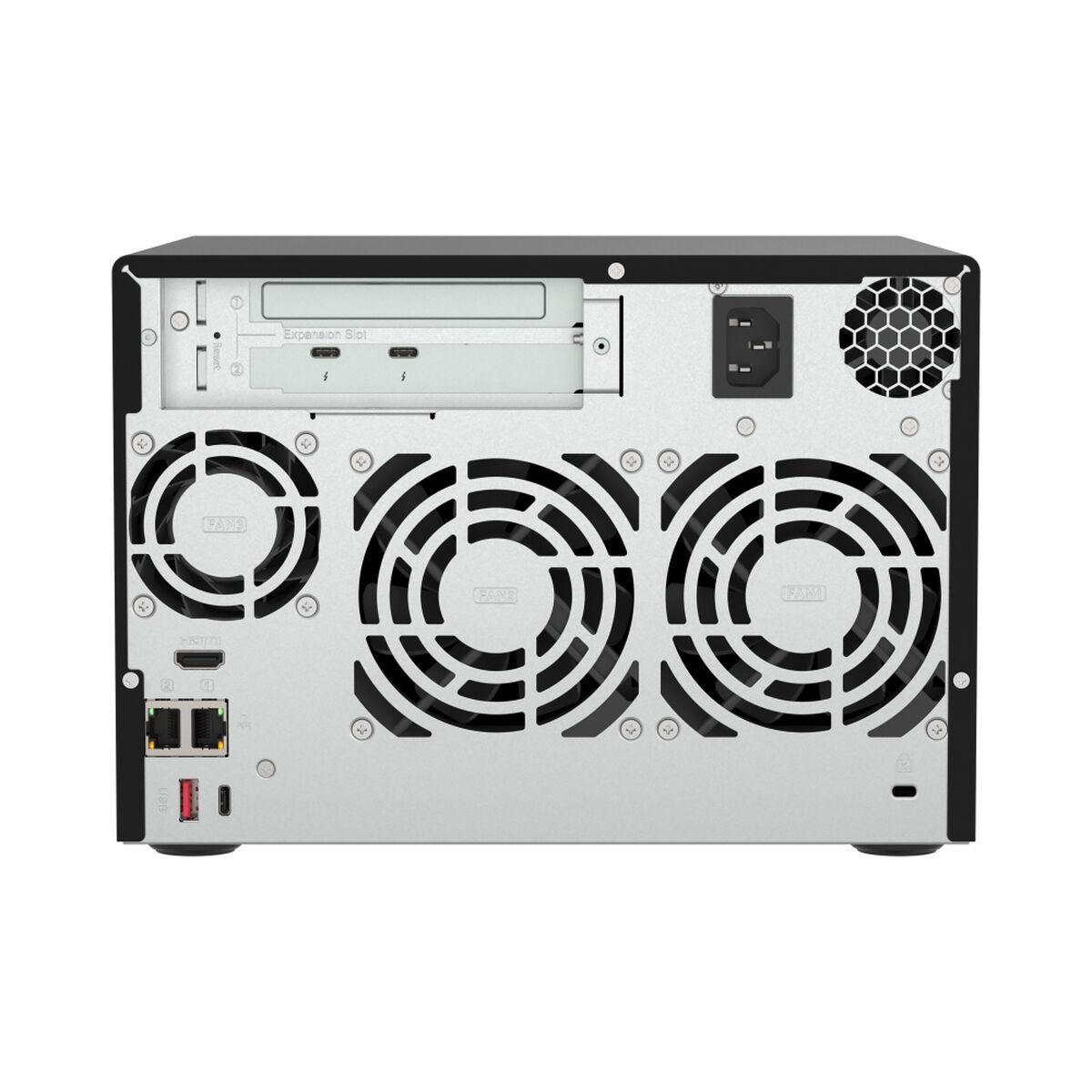QNAP TVS-H674T-I5-32G server NAS e di archiviazione Tower Collegamento ethernet LAN Nero i5-12400 (6-bay QuTS hero NAS Intel Co