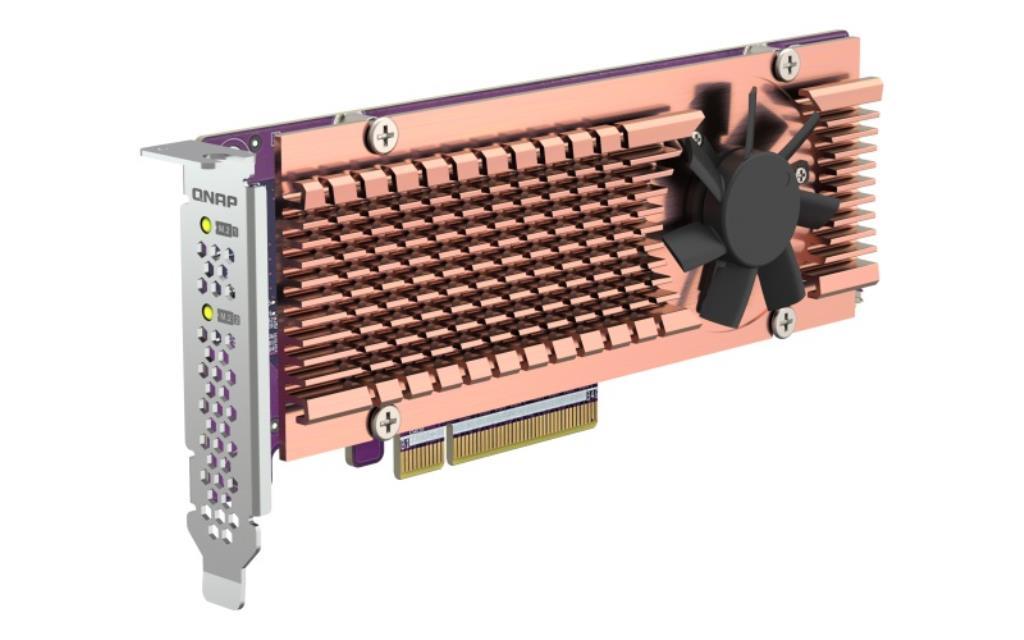 QNAP QM2-2P-384A scheda di interfaccia e adattatore Interno M.2