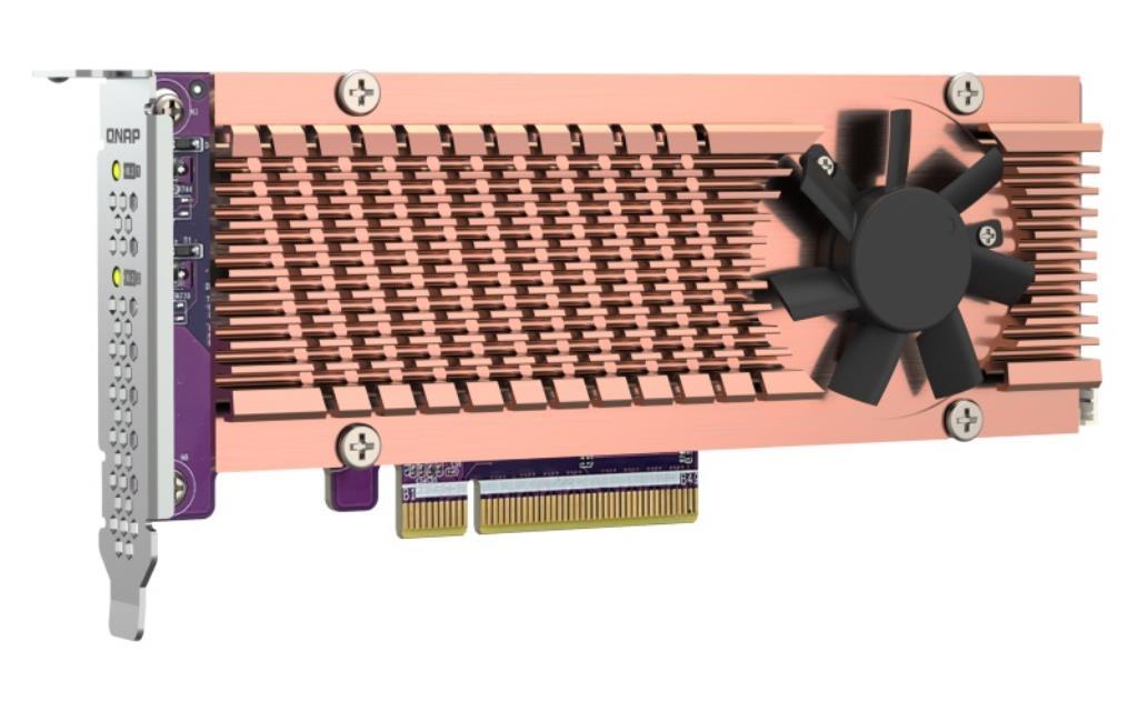 QNAP QM2-2P-384A scheda di interfaccia e adattatore Interno M.2