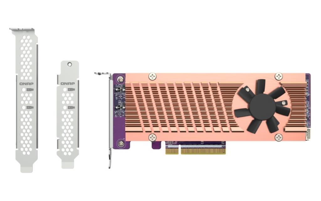 QNAP QM2-2P-384A scheda di...