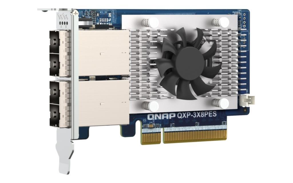 QNAP scheda 2 porte (SFF-8644 1x2), PCIe Gen3 x8 perJBOD QNAP PCIe destinata al TS-h987XU-RP, TDS-h2489FU, TS-h1090FU fino a 64