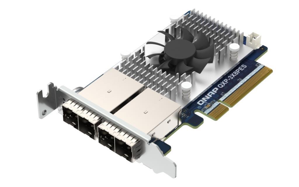 QNAP scheda 2 porte (SFF-8644 1x2), PCIe Gen3 x8 perJBOD QNAP PCIe destinata al TS-h987XU-RP, TDS-h2489FU, TS-h1090FU fino a 64