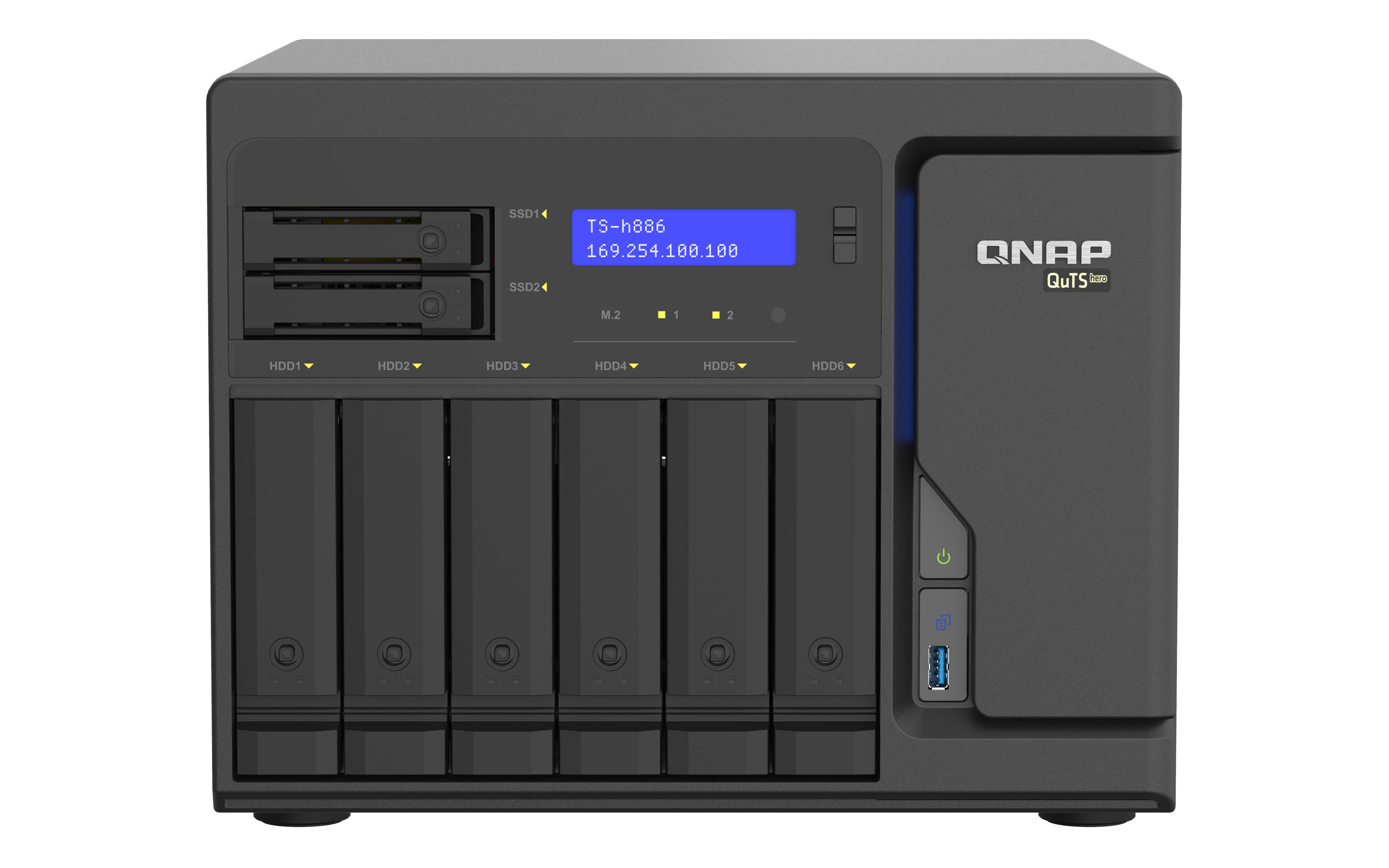 QNAP XEON D-1602/8GB/4 X 2.5GBE