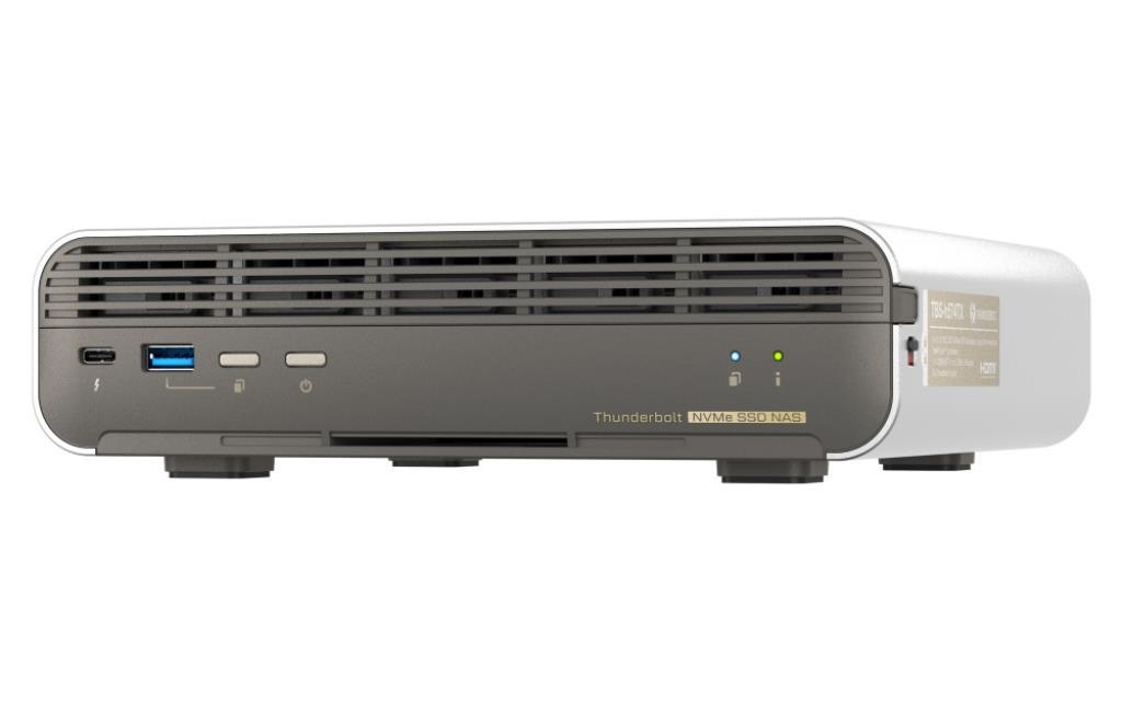 QNAP NAS - 5-bay All-Flash NASbook- Intel Core i3-1320PE 8C(4P+4E)/12T up to 4.50GHz, onboard 12GB RAM (not expandable), 5 x E1