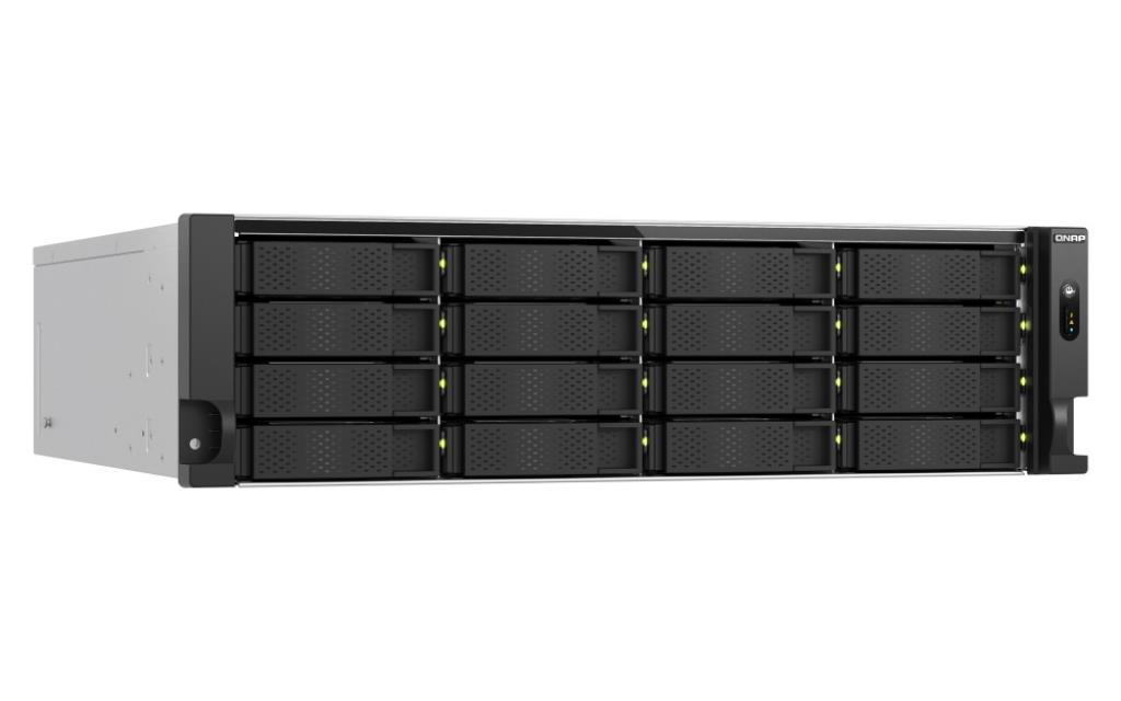 NAS QNAP RACK TS-h1677AXU-RP-R7-32G 16HD 3,5"/2,5" 3U 2x10GB BaseT 2x2.5GB 4P USB3.2 32GB DDR4 AMD Ryzen 7000 8C 2x550W