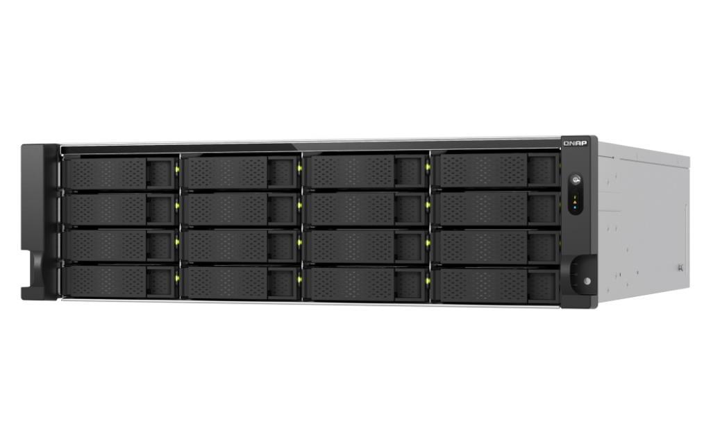 NAS QNAP RACK TS-h1677AXU-RP-R7-32G 16HD 3,5"/2,5" 3U 2x10GB BaseT 2x2.5GB 4P USB3.2 32GB DDR4 AMD Ryzen 7000 8C 2x550W