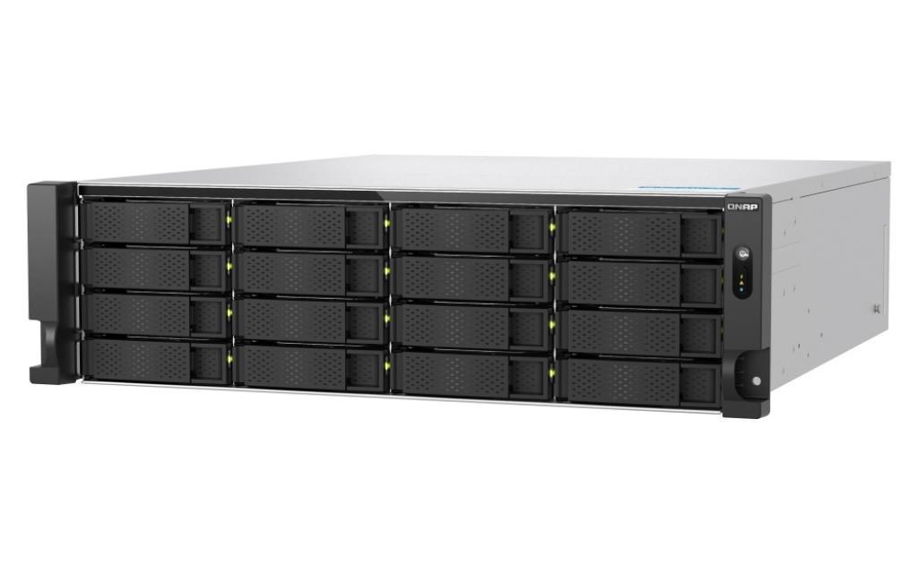 NAS QNAP RACK TS-h1677AXU-RP-R7-32G 16HD 3,5"/2,5" 3U 2x10GB BaseT 2x2.5GB 4P USB3.2 32GB DDR4 AMD Ryzen 7000 8C 2x550W