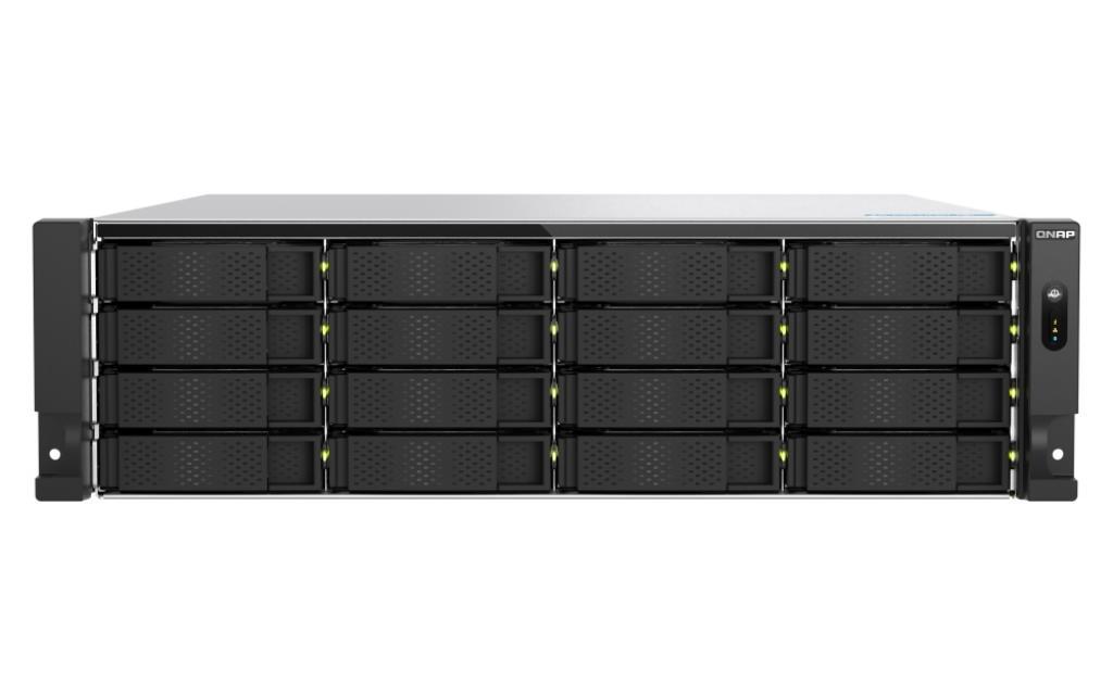 NAS QNAP RACK TS-h1677AXU-RP-R7-32G 16HD 3,5"/2,5" 3U 2x10GB BaseT 2x2.5GB 4P USB3.2 32GB DDR4 AMD Ryzen 7000 8C 2x550W