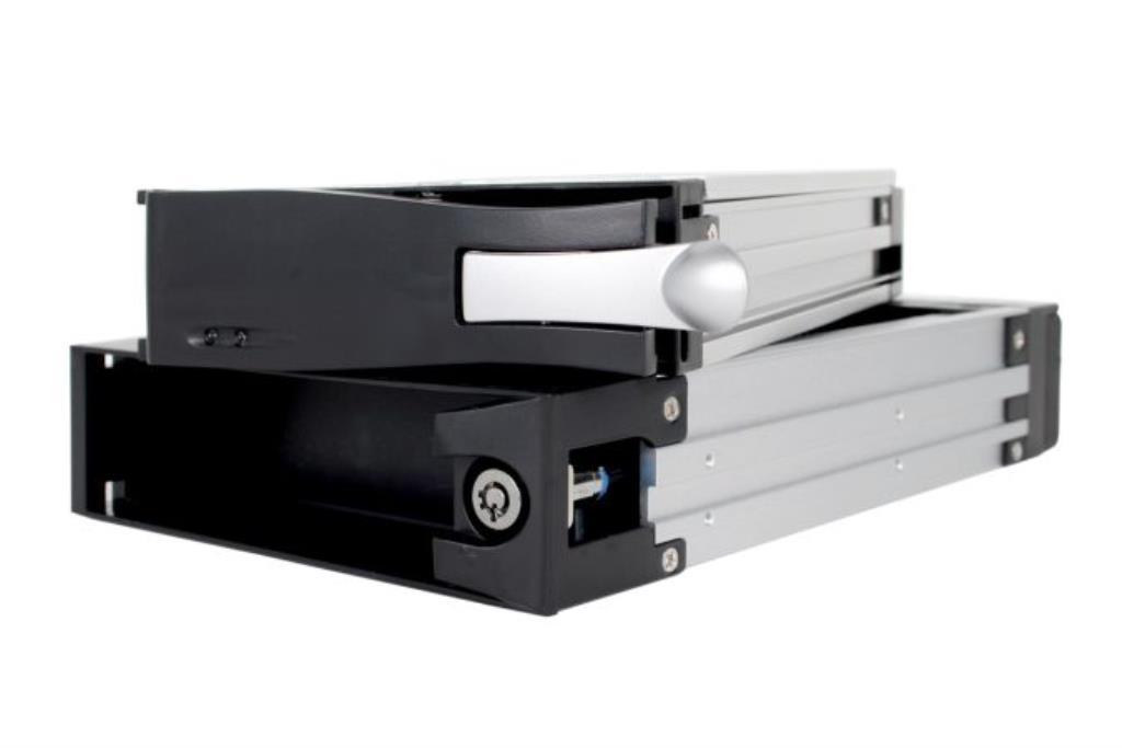 IcyDock MB123SK-1B - 3.5" SATA Hard Drive Hot-Swap Mobile Rack for External 5.25" Bay