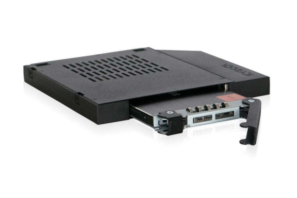 IcyDock ToughArmor MB411SPO-1B - 2.5" SSD / HDD Hot-Swap SATA Mobile Rack for 12.7mm Slim CD/DVD-ROM Optical Bay