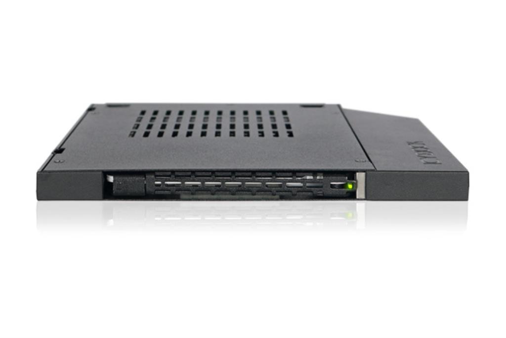 IcyDock ToughArmor MB411SPO-2B - 2.5" SSD / HDD Hot-Swap SATA Mobile Rack for 9.5mm Ultra Slim CD/DVD-ROM Optical Bay