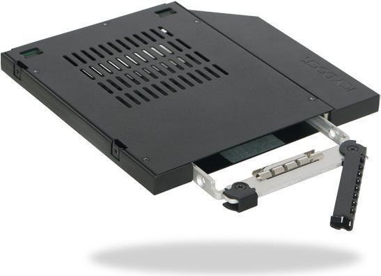 ICY DOCK telaio rimovibile 2.5'' SSD/HDD ICY DOCK MB411SPO-2B, f.9.5mm SLIMODD