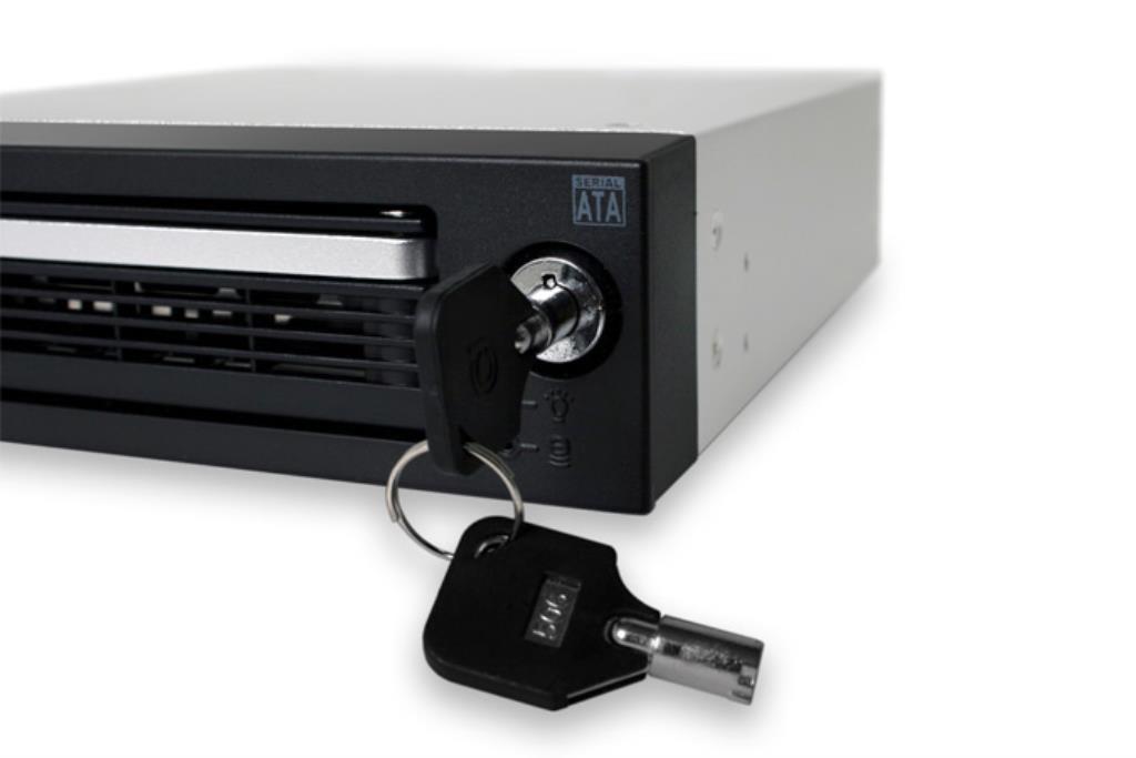 IcyDock DataCage Basic MB876SK-B - 3.5" SATA Hard Drive Hot-Swap EZ-Tray Mobile Rack for External 5.25" Bay