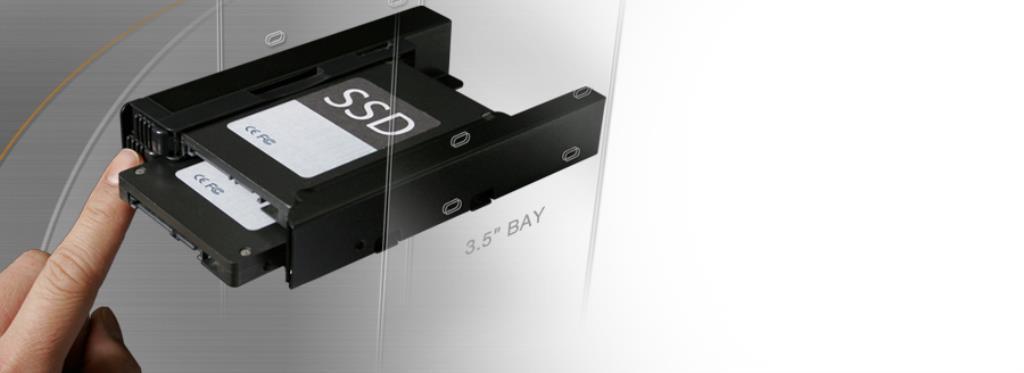 IcyDock EZ-Fit PRO MB082SP - Dual 2.5" HDD & SSD Full Metal Mounting Bracket for Internal 3.5" Drive Bay