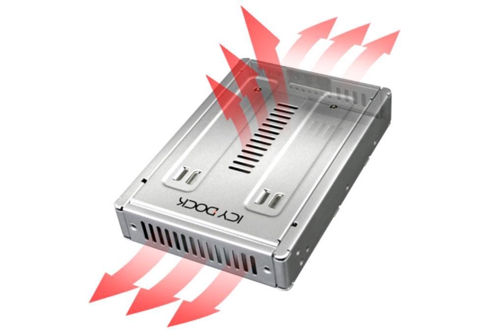 IcyDock EZConvert Pro MB982IP-1S-1 - Enterprise Full Metal 2.5" to 3.5" SAS HDD & SSD Converter / Mounting kit