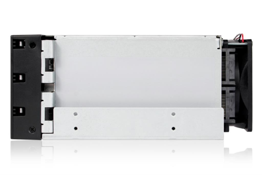 IcyDock FatCage MB153SP-B - 3 Bay EZ-Tray 3.5" SATA Hard Drive Hot-Swap Backplane Cage in 2x External 5.25" Bay