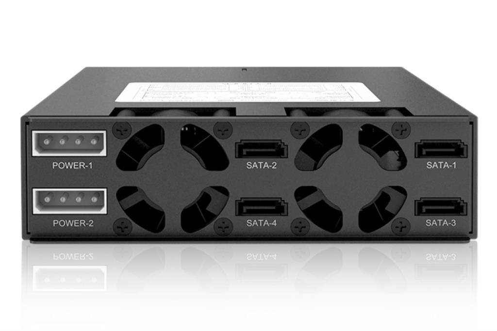 IcyDock ToughArmor - Bays 5,25 per 4 HDD/SSD SAS/SATA - con cassetti - Prezzo speciale fino ad esaurimento scorte