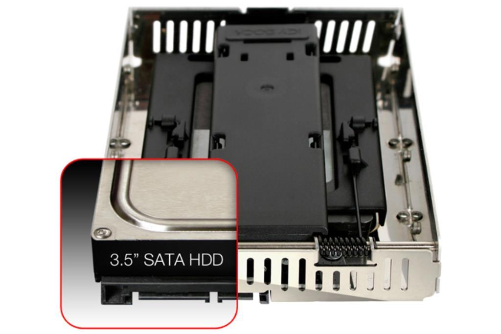 IcyDock EZConvert Air MB382SP-3B - Open Air 2.5? to 3.5? SAS / SATA (22pin) HDD & SSD Converter / Mounting Kit