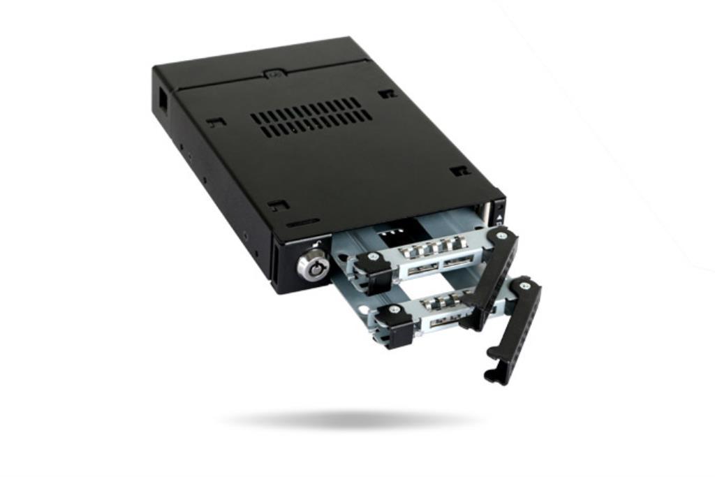 IcyDock ToughArmor RAID - Rack amovibile con serratura 2 alloggiamenti per HDD/SSD SATA 2,5 - con cassetti