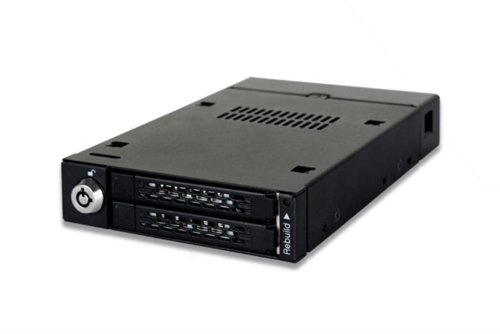 IcyDock ToughArmor RAID - Rack amovibile con serratura 2 alloggiamenti per HDD/SSD SATA 2,5 - con cassetti