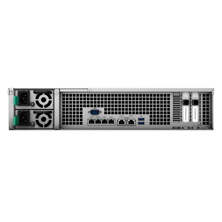 Kapazitt 24x 2.5" SATA 6Gb/s SAS 12Gb/s Hot-Swap Anschluss 2x 10GBase 4x Gb LAN 2x USB-A 3.0 2x PCIe 3.0 x8 (1x belegt) 2x Exp