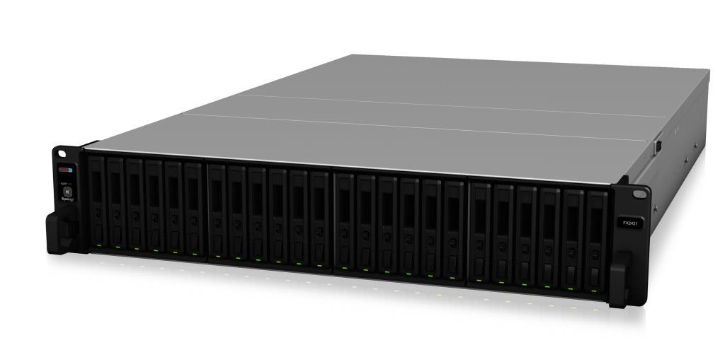 Scheda di espansione Synology Rack ( 2U ) FX2421 - Box vuoto - 24 bays 2.5" - Alimentazione ridondante
