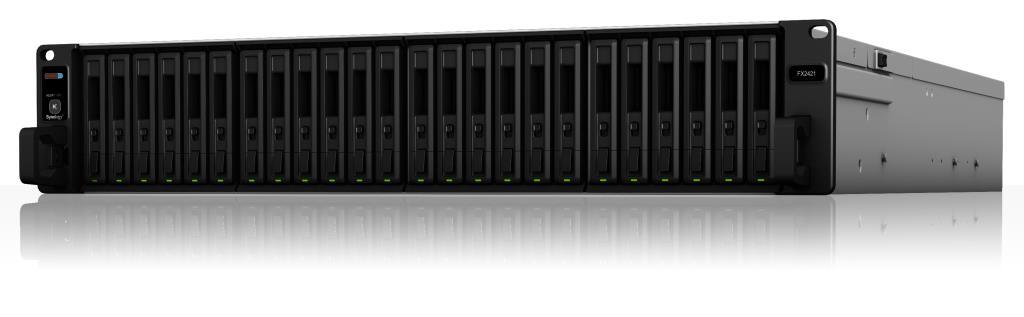 Scheda di espansione Synology Rack ( 2U ) FX2421 - Box vuoto - 24 bays 2.5" - Alimentazione ridondante