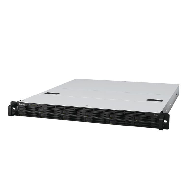 NAS Synology Rack ( 1U ) FS2500- Box vuoto - 12 baies 2.5" - Alimentazione ridondante