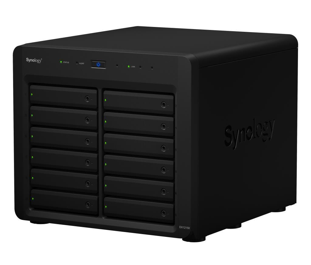 Box di espansione Synology Tower DX1215Tour DX1215 - Box vuoto- 12 bays 3.5"/2.5" - Alimentazione interna