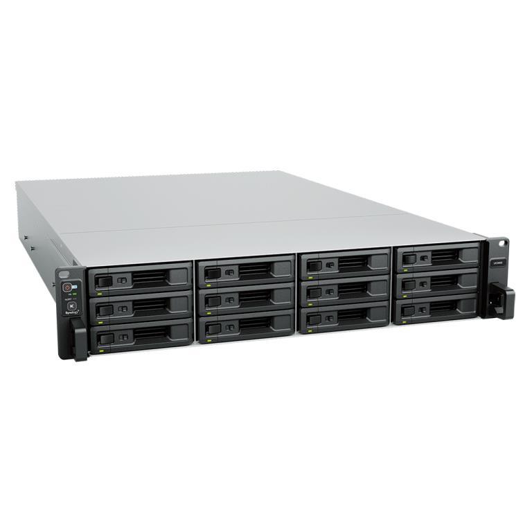 SAN Synology UC3400 Rack Doppio Controller Attivo/Attivo ( 2U ) -senza HDD - 12 baie 3.5"/2.5" - Alimentazione ridondanta