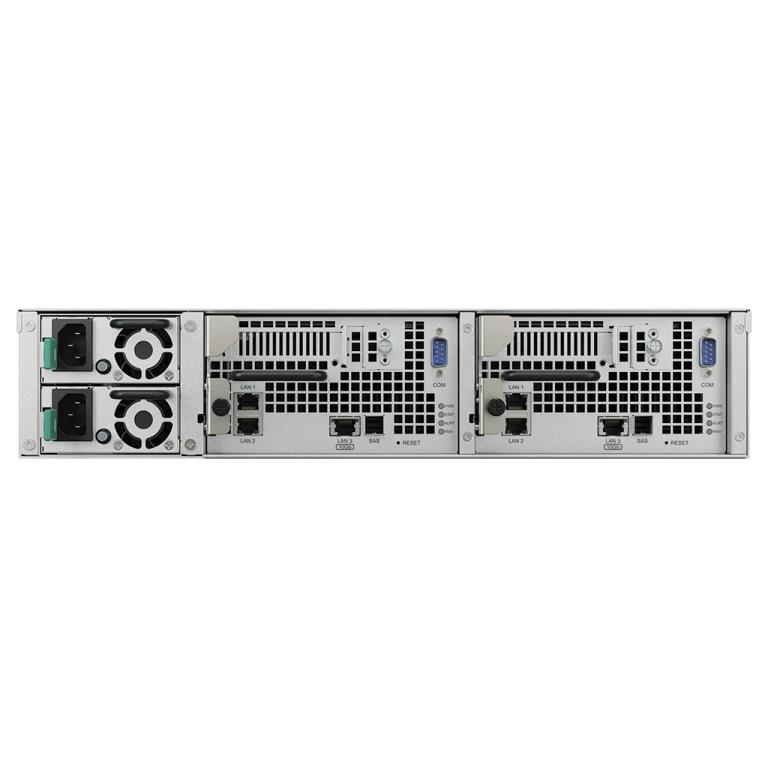 SAN Synology UC3400 Rack Doppio Controller Attivo/Attivo ( 2U ) -senza HDD - 12 baie 3.5"/2.5" - Alimentazione ridondanta