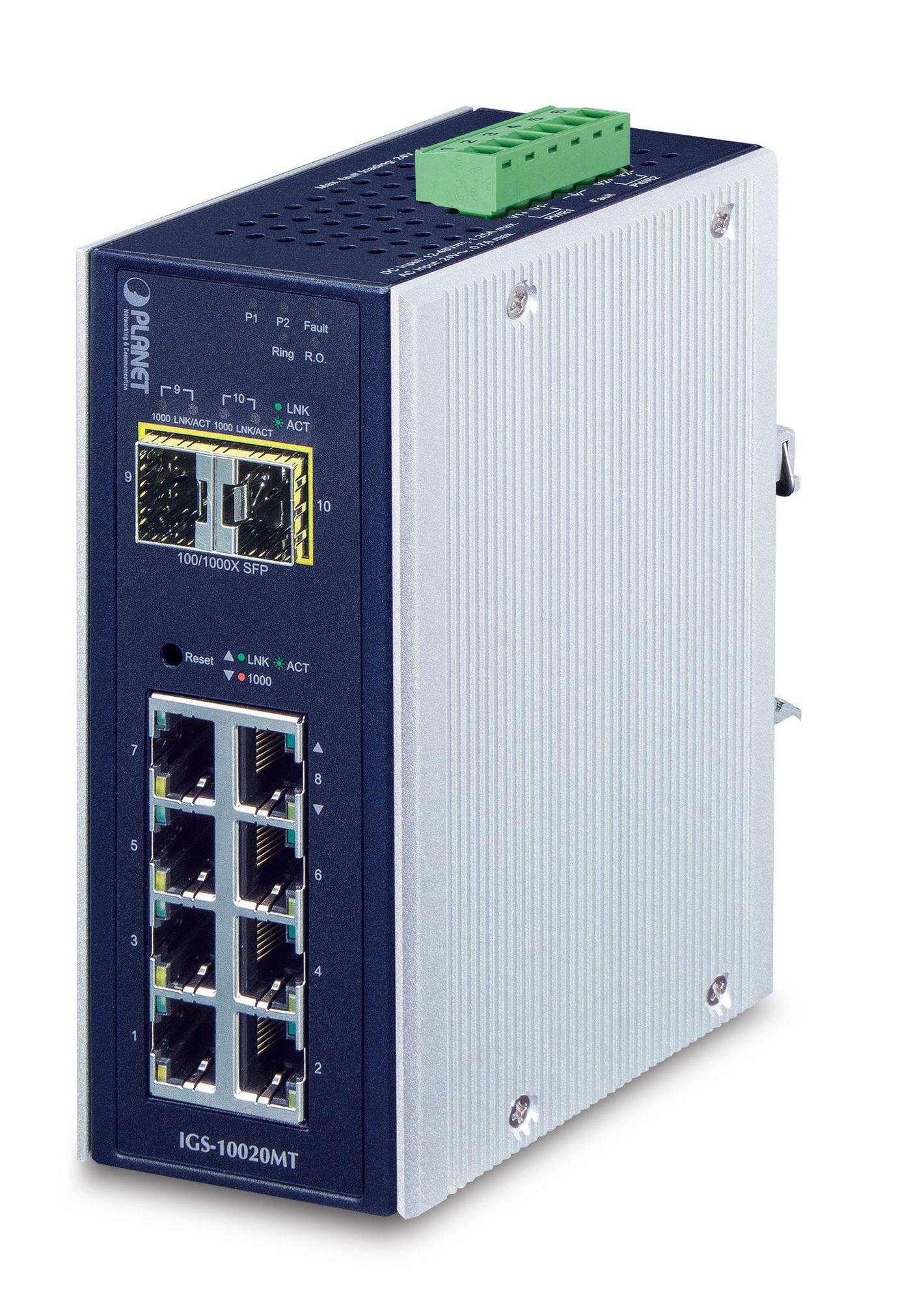 PLANET IGS-10020MT switch di rete Gestito L2+ Gigabit Ethernet (10/100/1000) Nero [IGS-10020MT]