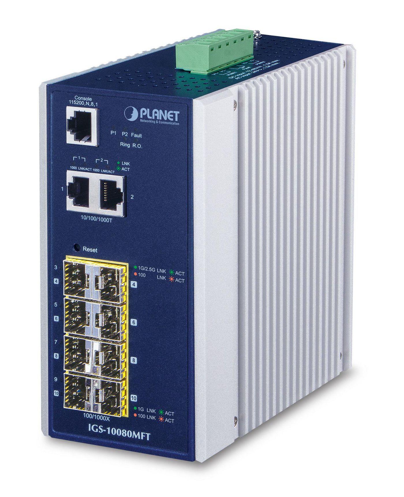 IP30 Industrial 8 100/1000F