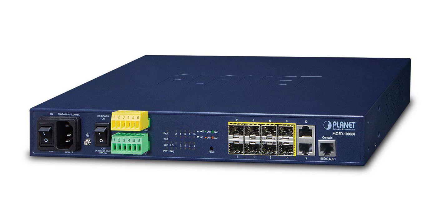 13" 8-Port 100/1000Base-X