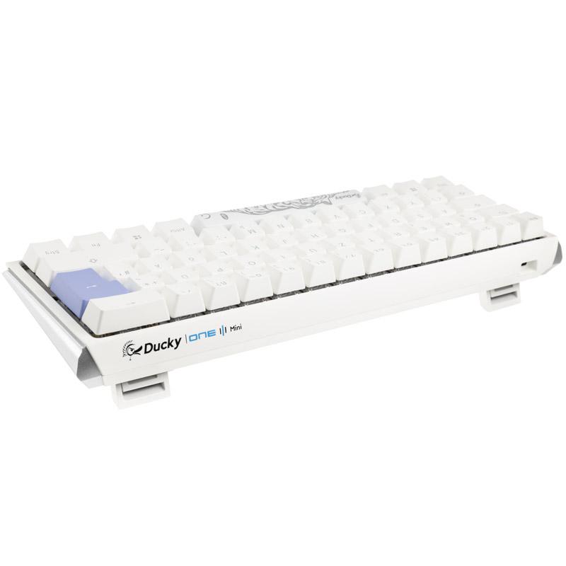 Tastiera Ducky One 3 Classic Pure White Mini Gaming, RGB LED-MX-Speed ​​Silver (DKON2161st-PDPDPWWSC1)