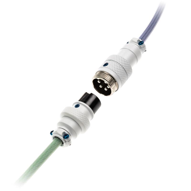 Ducky Premicord Iris spiral cable USB type C to type A - 1.8m [DKCC-IRCNC1]