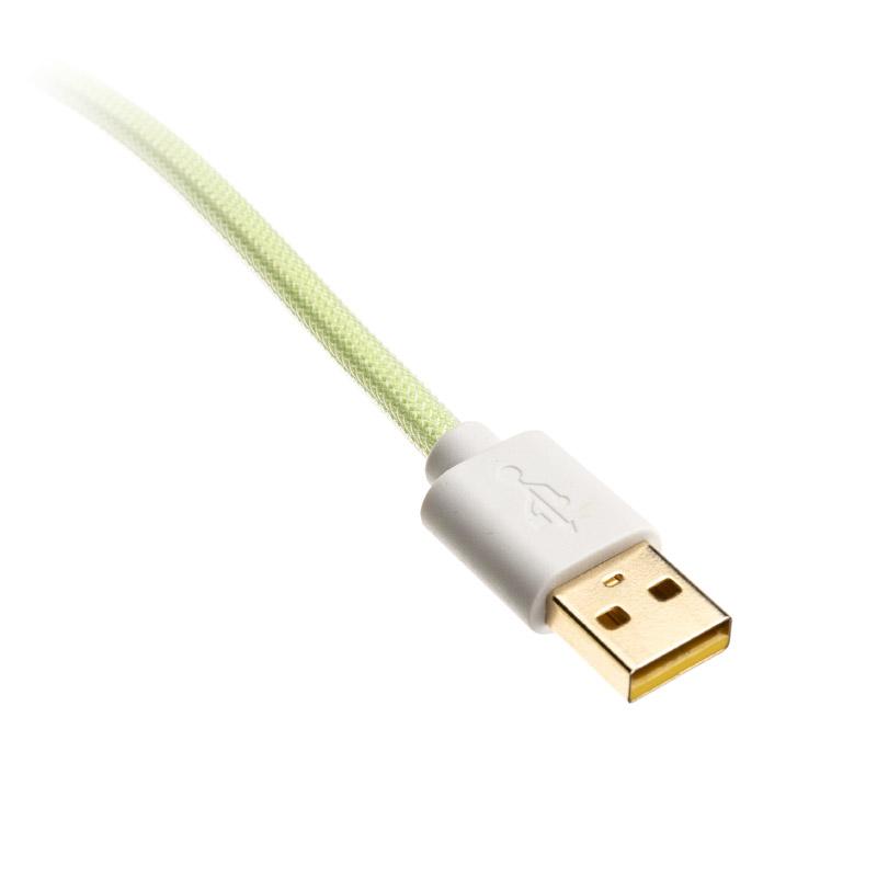 Ducky Premicord Strawberry Frog spiral cable USB type C to type A - 1.8m [DKCC-S