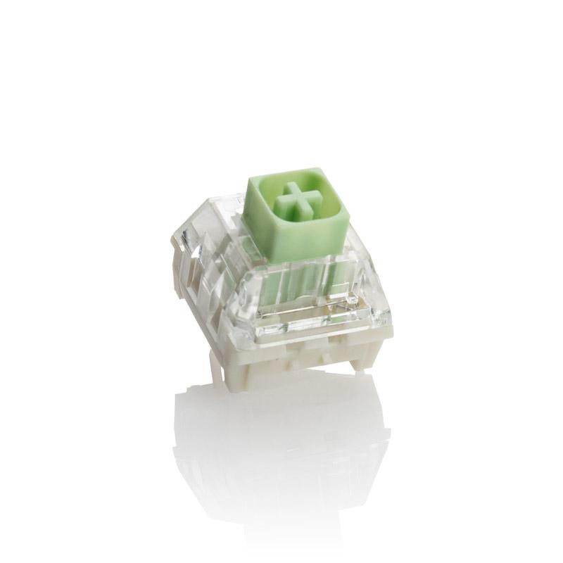 Ducky Kalih Box Jade Switches, meccanici, 3 pin, clicky, stelo MX, 50 g - 110 pezzi