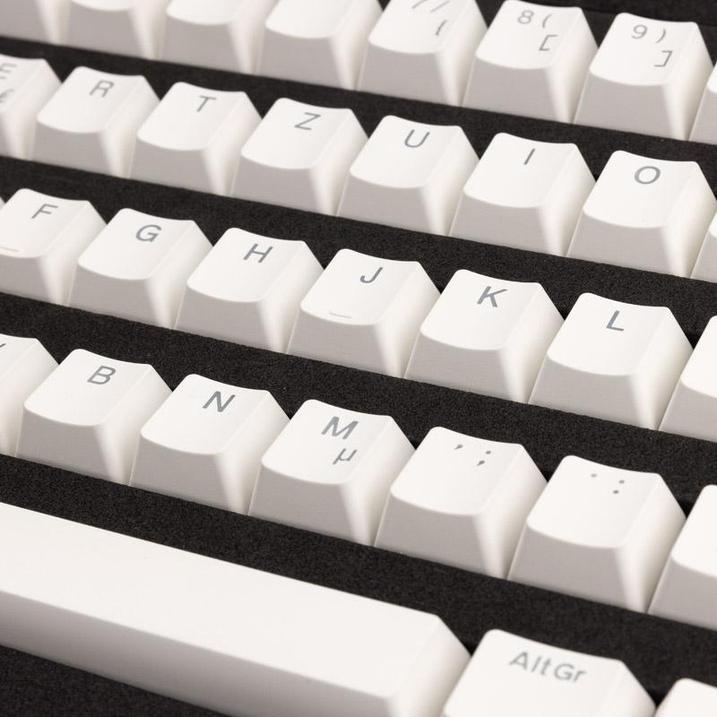 Ducky Double Shot Backlight - Copri tastiera - Polibutilene tereftalato (PBT) - Bianco (DKSA109-DEPDWNNO2)