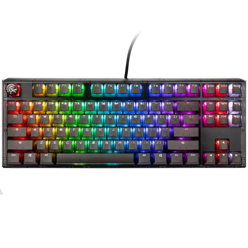 Ducky One 3 Aura Black TKL Tastiera da gioco, RGB LED - Gateron Baby Kangaroo (US) (dkon2187st -kuspdabaaag1)