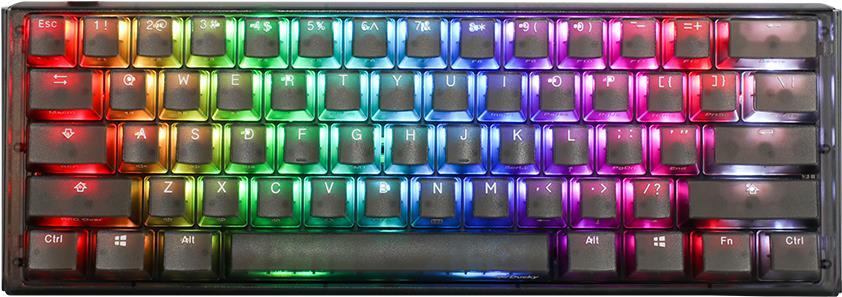 Ducky One 3 Aura Black Mini Gaming Keyboard, RGB LED - Gateron Baby Kangaroo (US) (DKON2161st -KuspDabaAag1)