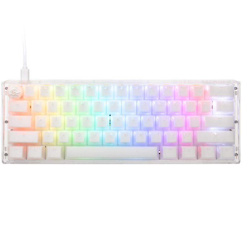 Tastiera Ducky One 3 Aura White Mini Gaming, LED RGB - Kailh Jellyfish Y (US) (DKON2161st -fuspdawwwk1)