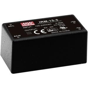 Media Well IRM -15-15 - 15 W - 85 - 264 V - Ite EN/IEC 60950 - Black - 27,2 mm - 52,4 mm (IRM -15-15)